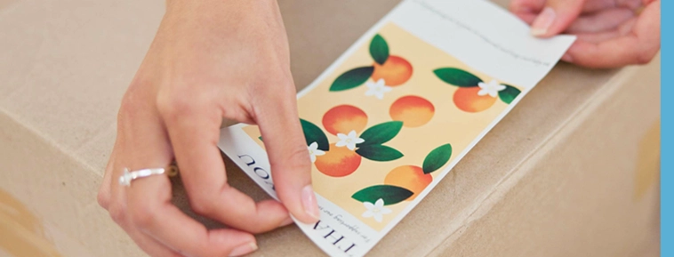 Laminowane naklejki winylowe  