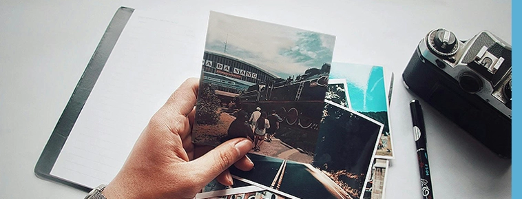 Kwadratowe odbitki zdjęć