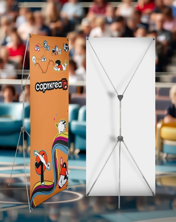 X Banner Zewnętrzny z podstawą do napełniania
